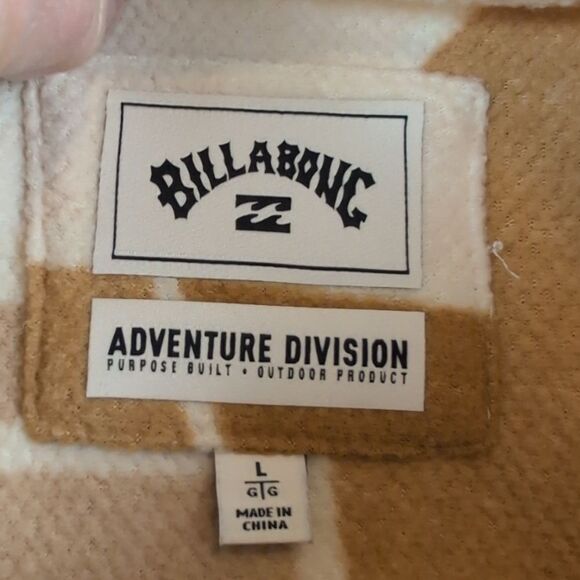 Billabong Adventure Division Boundary Mock Neck Quarter Zip Fleece Jacket Size L - Picture 3 of 11